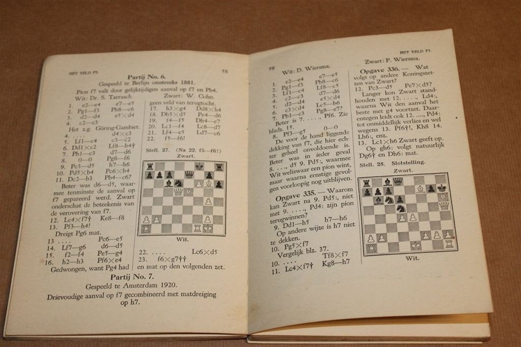 Practische Schaaklessen 3 — Vintage Schaakboek van Euwe 1936, Boeken, Ophalen of Verzenden, Gelezen, Overige onderwerpen