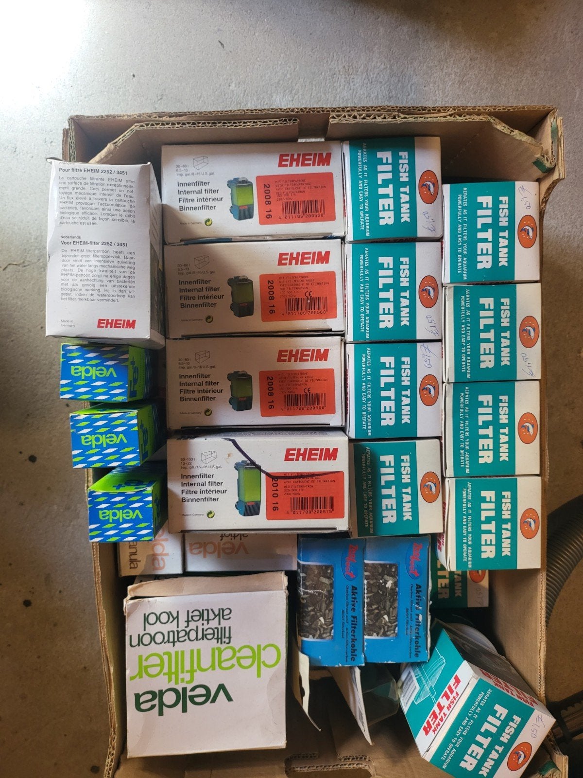verschillende filters voor aquarium en 4  binnenfilters, Ophalen of Verzenden