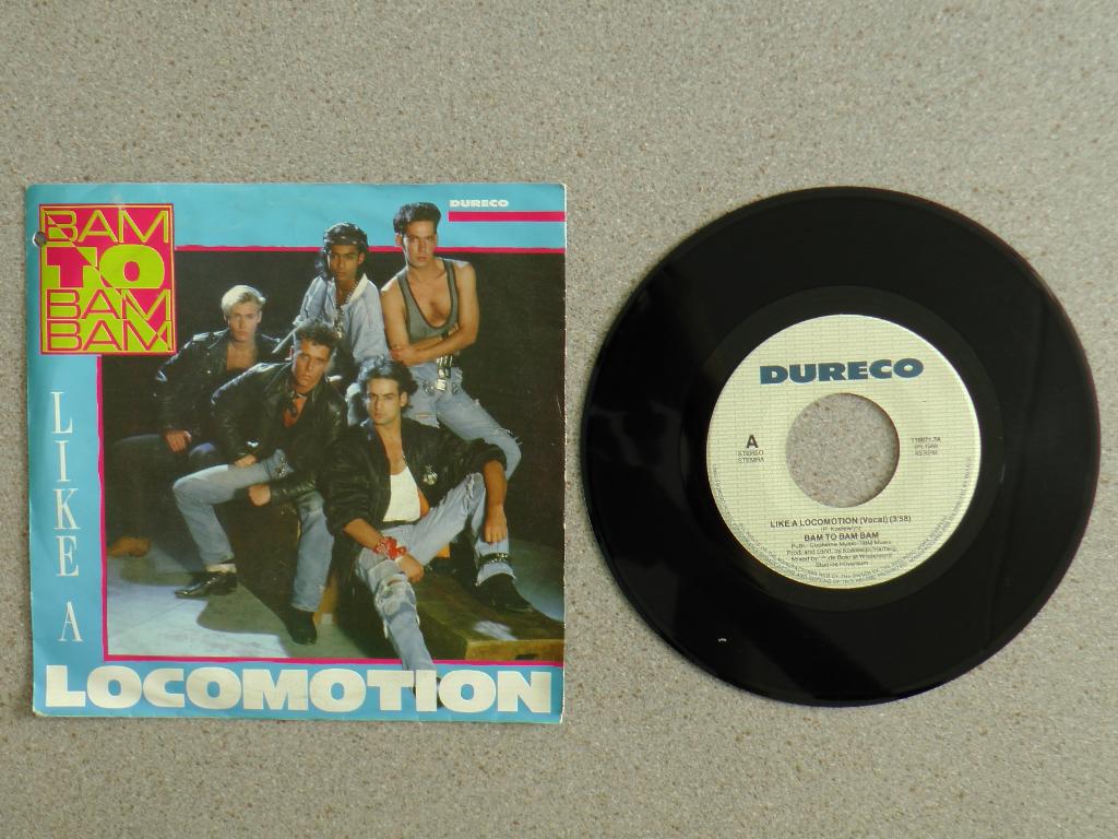 Bam to the Bam Bam - Like a locomotion VINYL SINGLE, Cd's en Dvd's, Vinyl Singles, Fotohoes, Ophalen of Verzenden, Gebruikt, Pop
