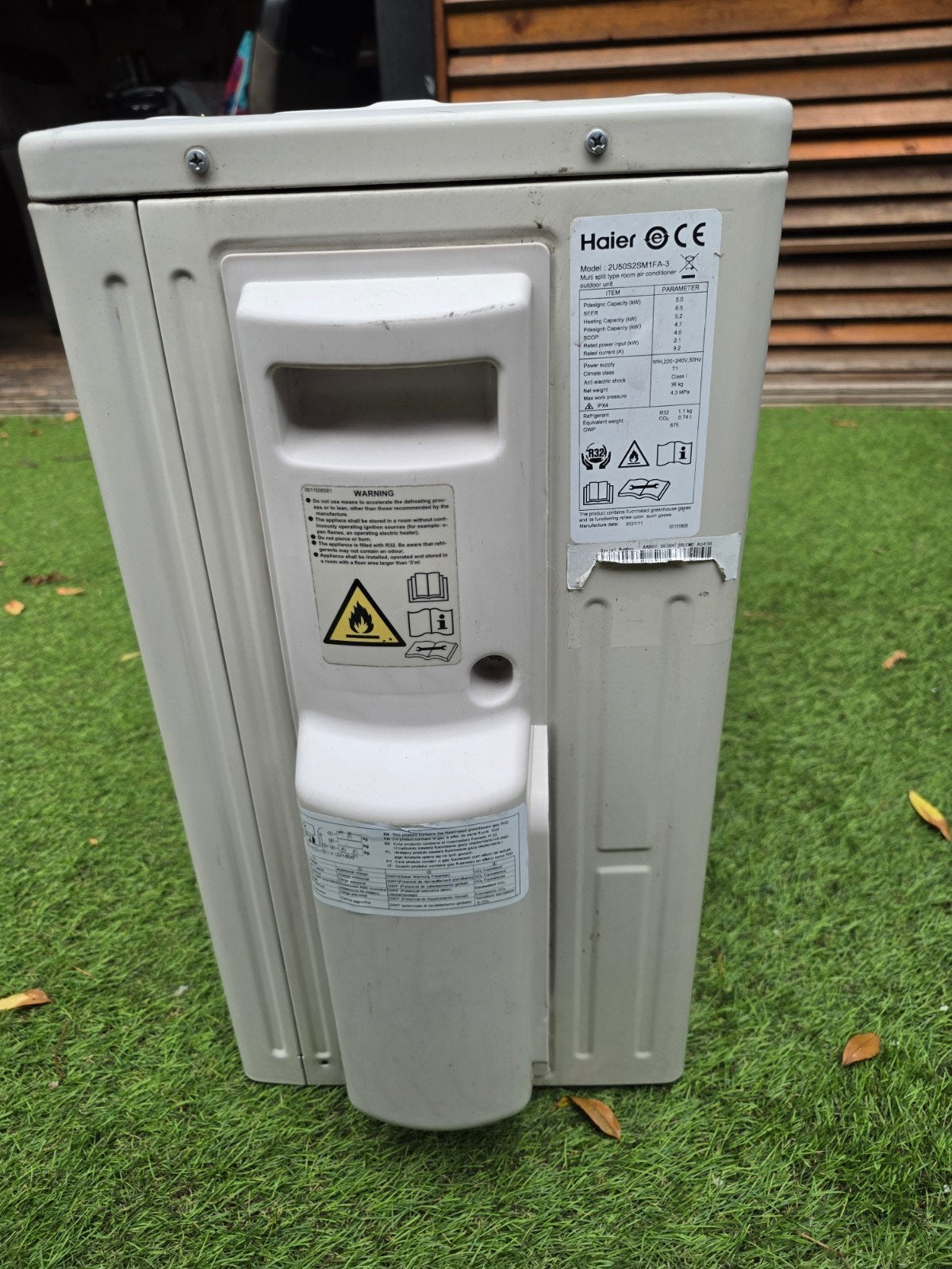Haier Airco set - Binnen- en buitenunit duo 2 binnenunits!, Witgoed en Apparatuur, Ophalen, Koelen en Ontvochtigen, 3 snelheden of meer