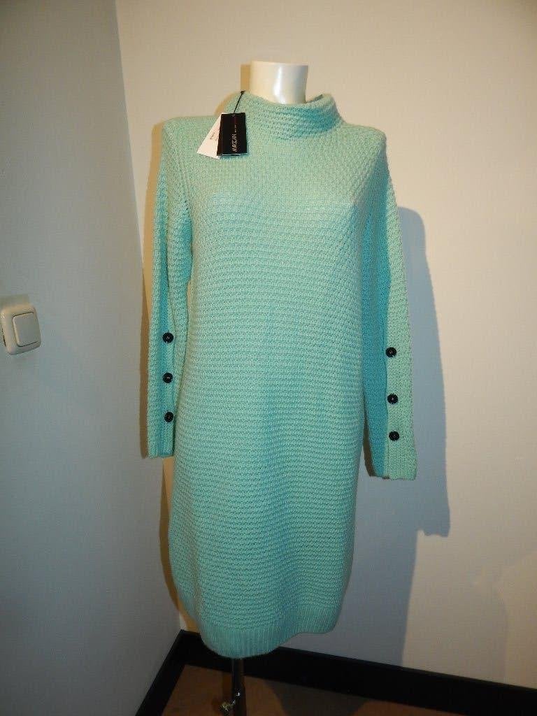 Marccain jurk wol deels alpaca opstaande kraag Nieuw 36/38, Nieuw, Ophalen of Verzenden, Knielengte, Maat 36 (S)