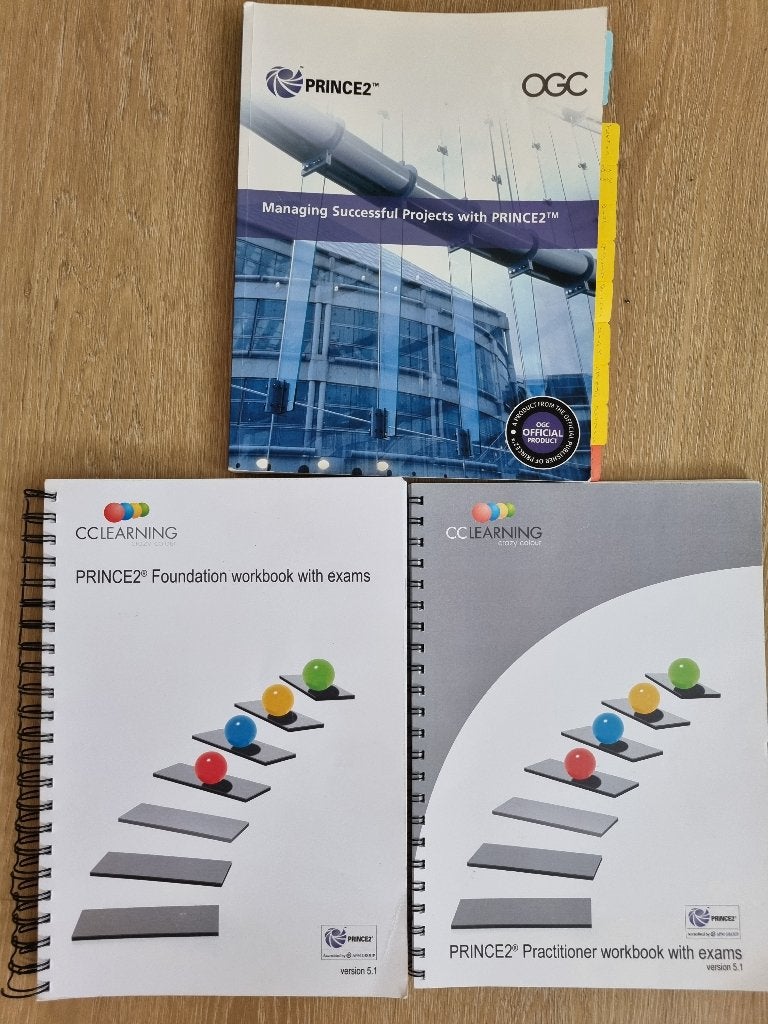 PRINCE2 2009 Studiepakket: Handboek + CClearning Workbooks, Ophalen of Verzenden, Beta, Zo goed als nieuw, HBO