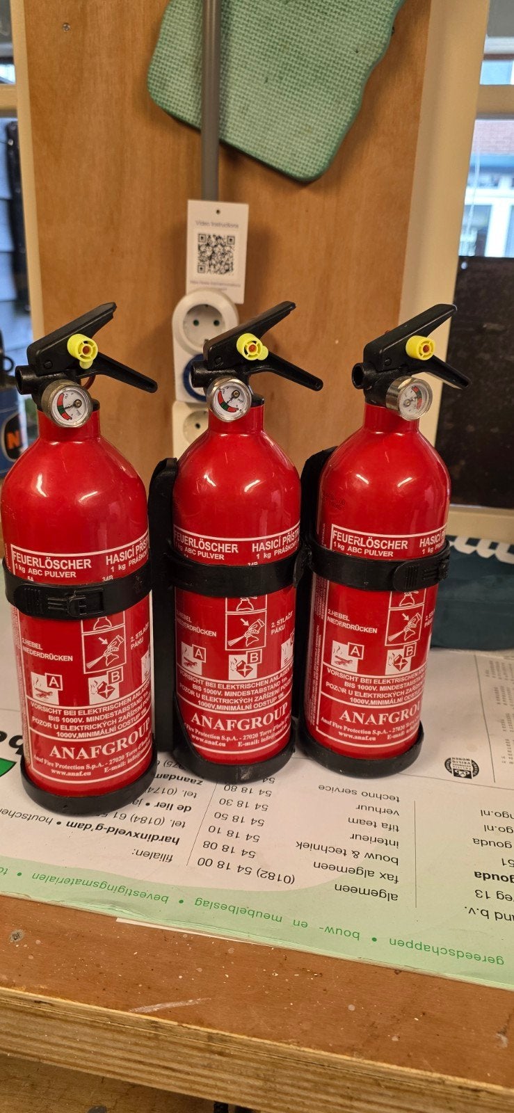 Brandblusser 1 kg ABC poeder - Nieuwstaat, Ophalen of Verzenden