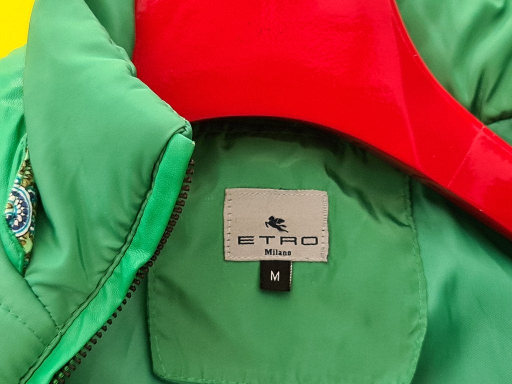 ETRO Milano Jas super pasvorm met mooie groene kleur maat M, Kleding | Heren, Maat 48/50 (M), Etro Milano, Nieuw, Ophalen of Verzenden