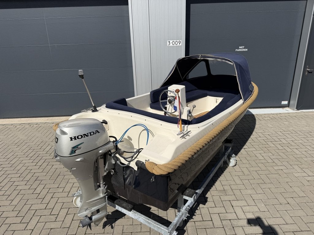Nette Sunrise 430 Sloep Compleet incl. Honda 10PK 4-takt, 4 m, Wfwatersport@botenverhuurhoorn.nl, 2 m, Sunrise