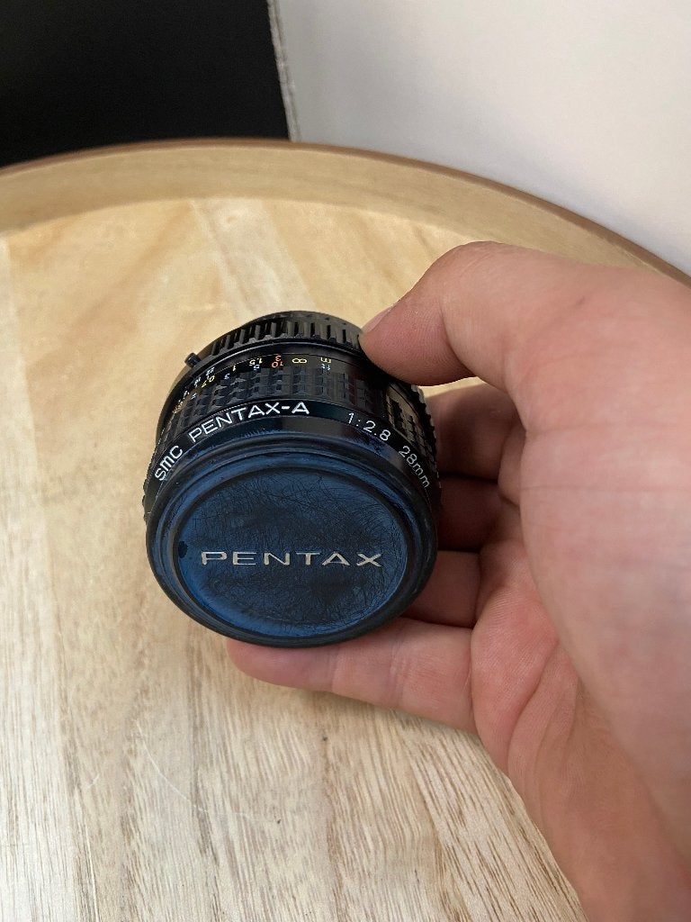 smc pentax-A 1:2.8 28mm, Audio, Tv en Foto, Fotografie | Lenzen en Objectieven, Ophalen of Verzenden, Gebruikt, Pentax, Groothoeklens