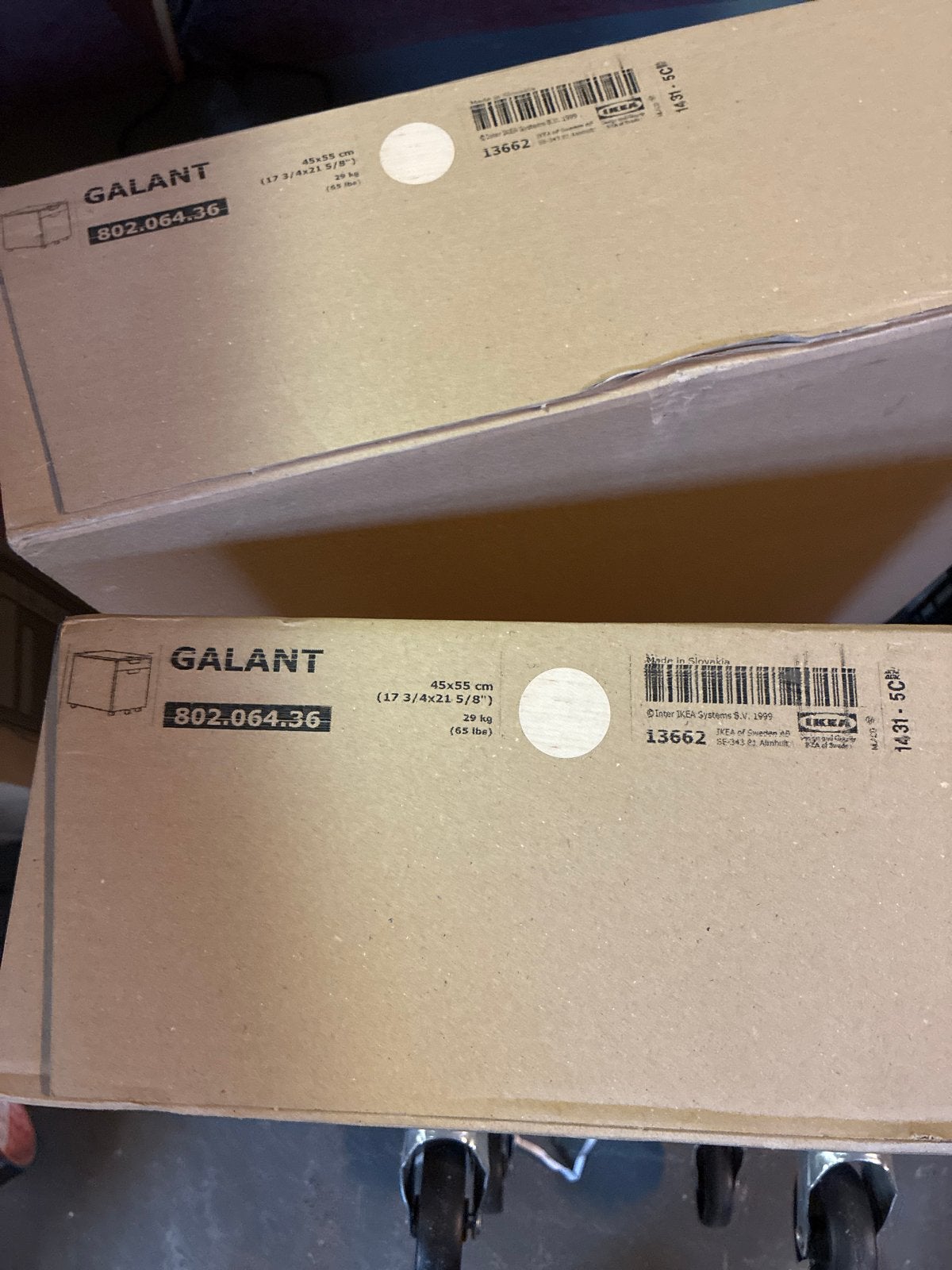 IKEA Galant ladeblok op wielen, nieuw, Huis en Inrichting, Kasten | Ladekasten, Ophalen, Minder dan 50 cm, Nieuw, 3 of 4 laden