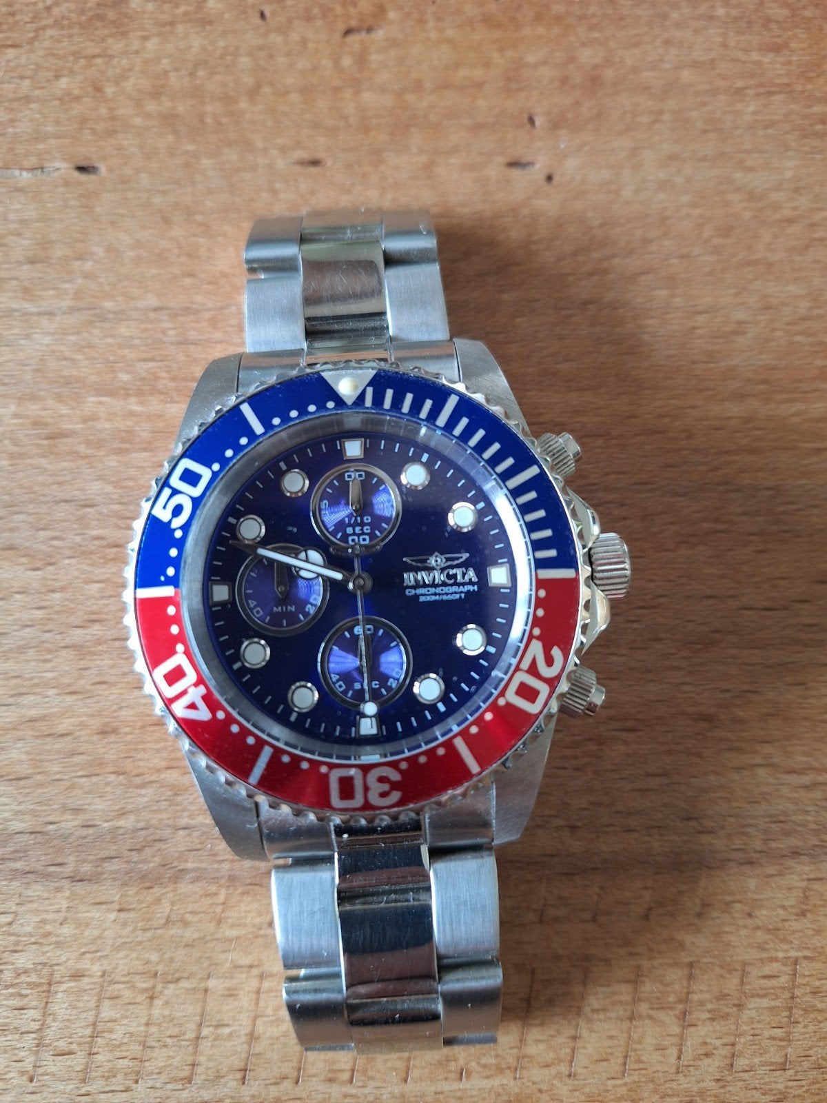 Invicta Pro Diver 1771, Ophalen of Verzenden, Staal, Overige merken