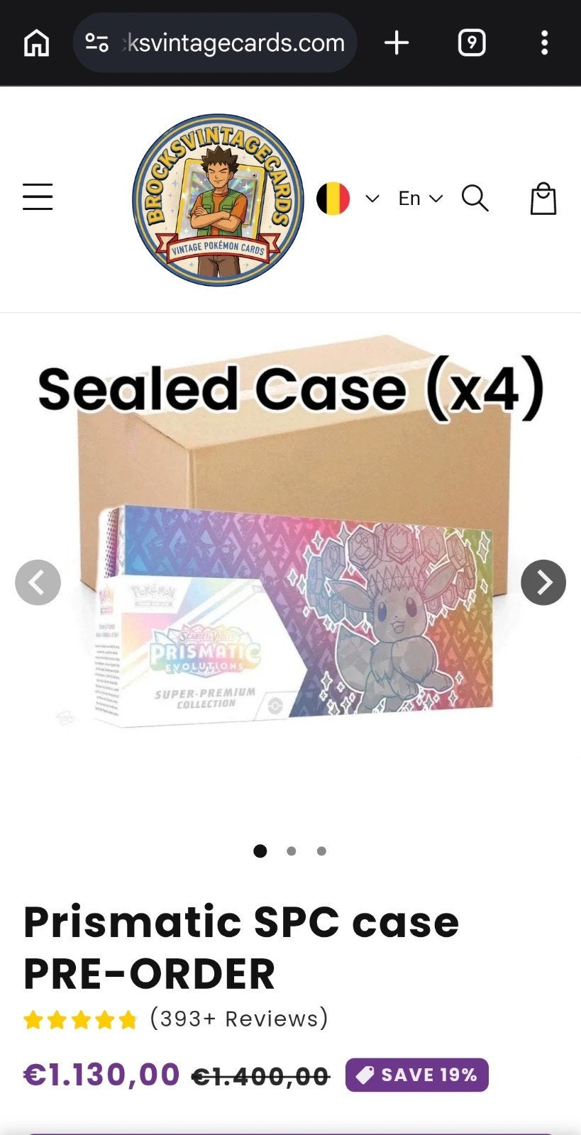 Pokémon Prismatic Evolutions SPC, Foil, Nieuw, Boosterbox, Ophalen of Verzenden