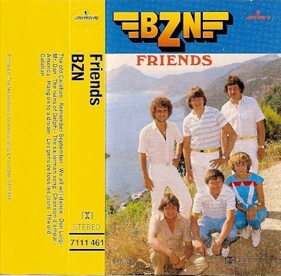 BZN-Friends MC, Cd's en Dvd's, Cassettebandjes, Gebruikt, 1 bandje, Ophalen of Verzenden, Origineel