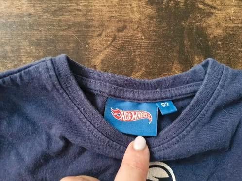 Donkerblauw hotwheels shirt Maat 92 hh, Kinderen en Baby's, Kinderkleding | Maat 92, Onbekend, Ophalen of Verzenden, Zo goed als nieuw
