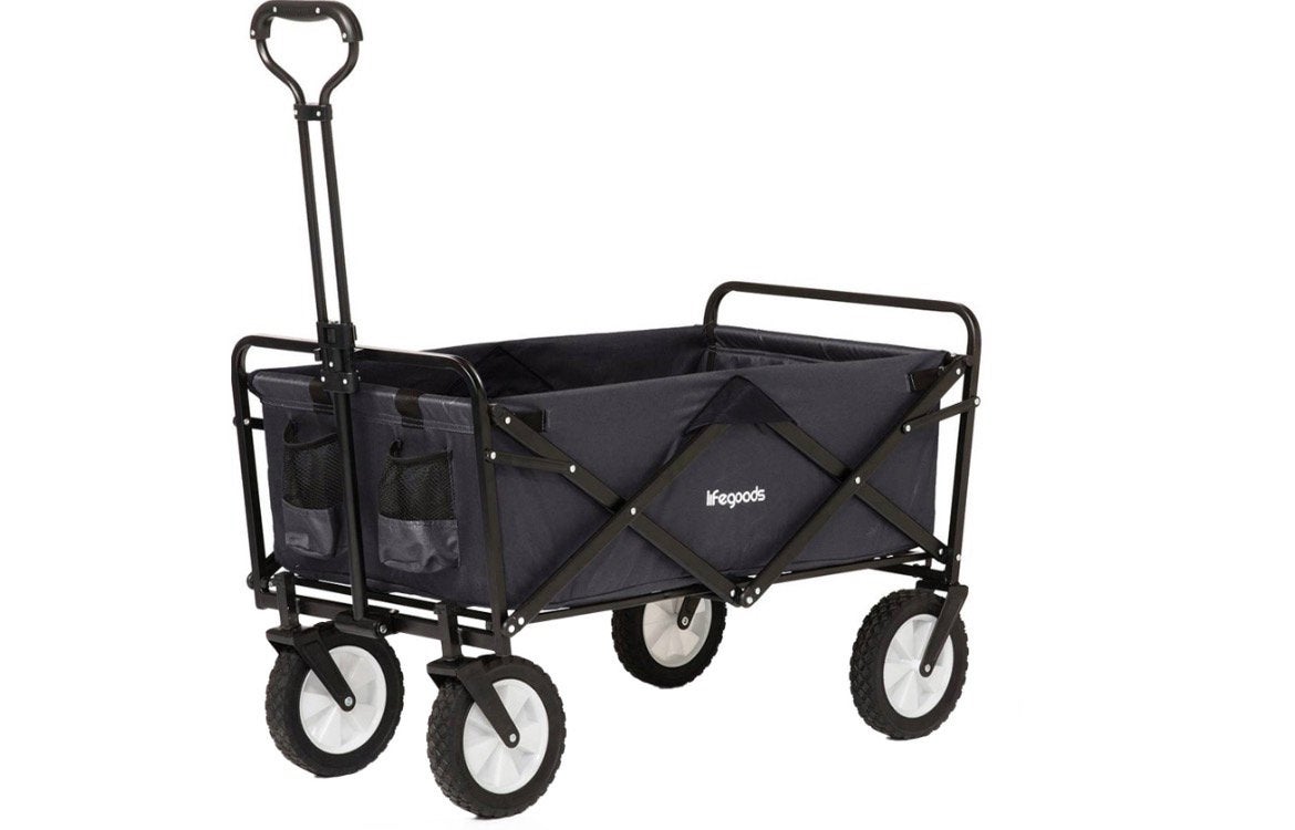LifeGoods Opvouwbare Bolderkar | 94L Tot 80 kg Nette staat., Ophalen, Opvouwbaar, Zo goed als nieuw