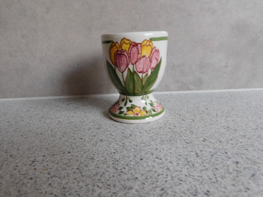 Eierdop Tulp 100% Handpainted Holland, Overige merken, Overige typen, Ophalen of Verzenden, Zo goed als nieuw