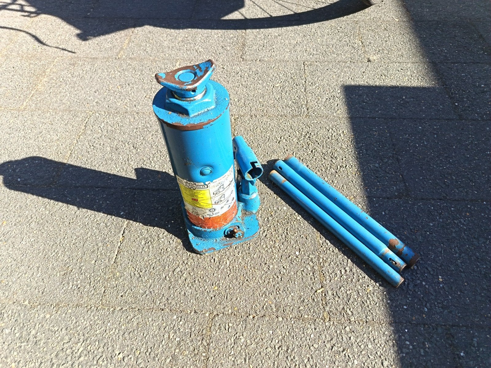Hydraulische Weber Potkrik - Gebruikt maar Functioneel, Ophalen of Verzenden, Gebruikt, Hydraulisch, Potkrik