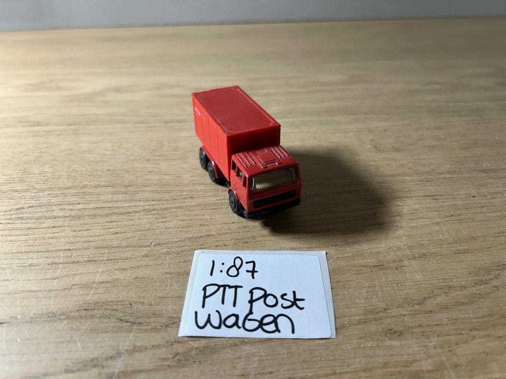 Modelauto 1:87 PTT Post Wagen, Ophalen of Verzenden, Zo goed als nieuw, Bus of Vrachtwagen