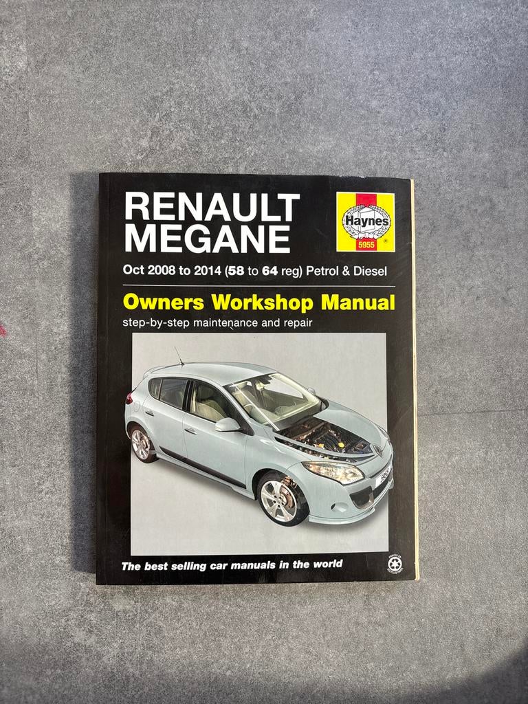 Haynes Werkplaatshandboek Renault Megane (2008-2014), Ophalen of Verzenden, Zo goed als nieuw, Renault