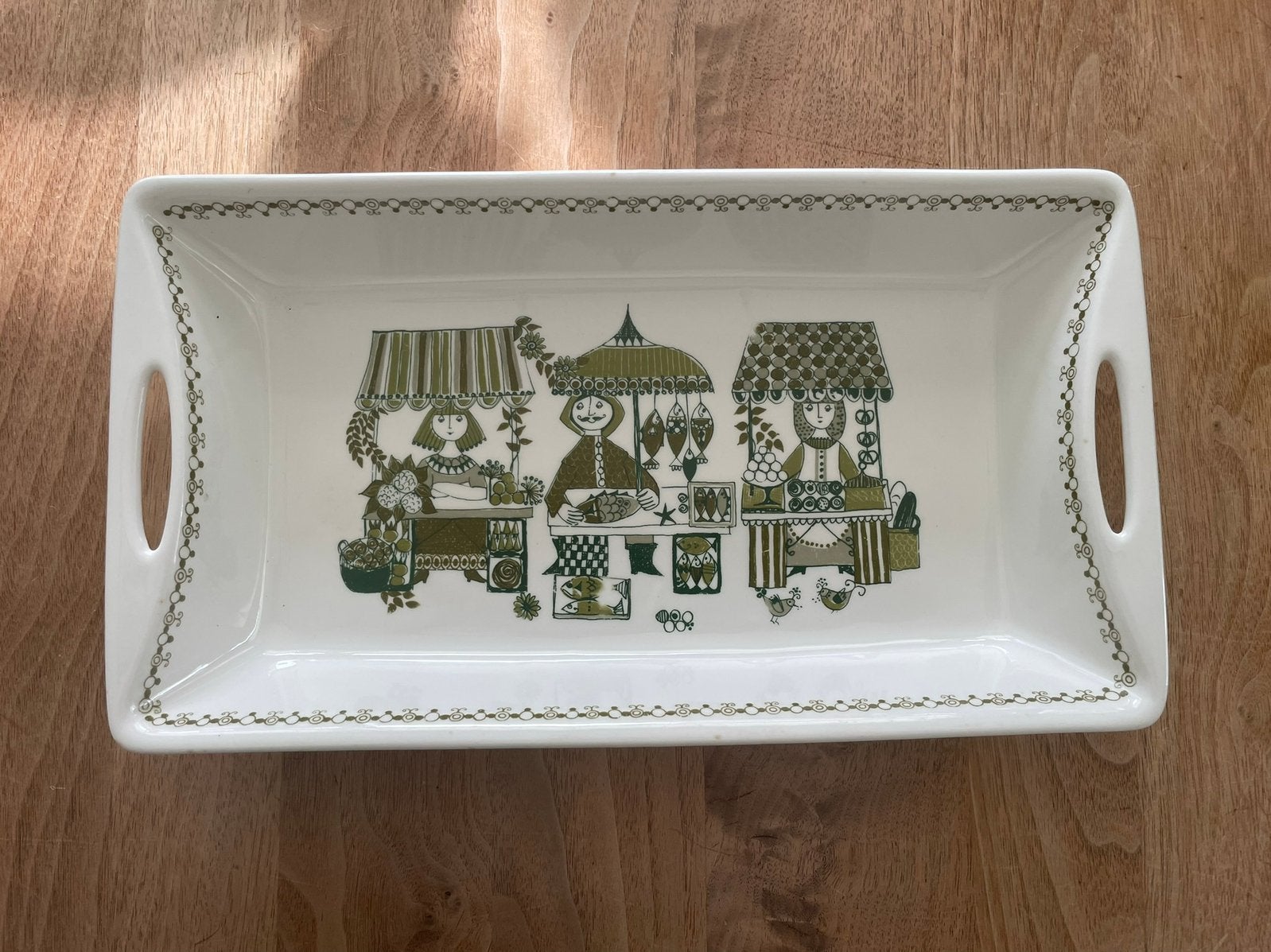 Figgjo Flint Turi design Market Norway ovenschaal vintage, Ophalen of Verzenden