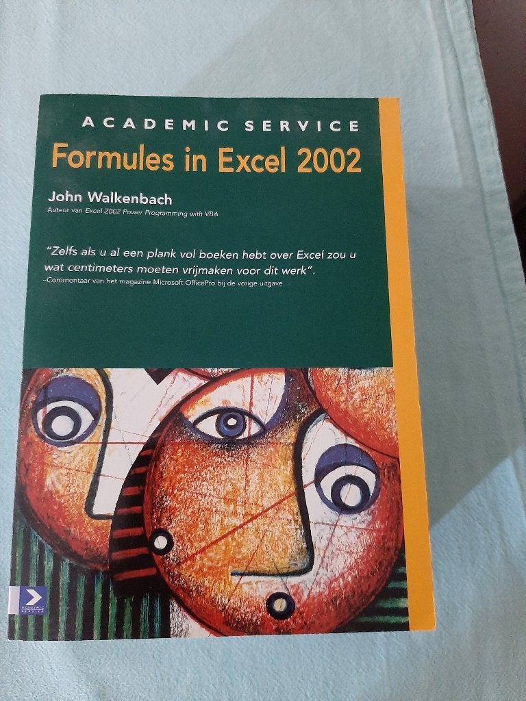 Formules in Excel 2002 - John Walkenbach, Boeken, Gelezen, John Walkenbach, Software, Ophalen of Verzenden