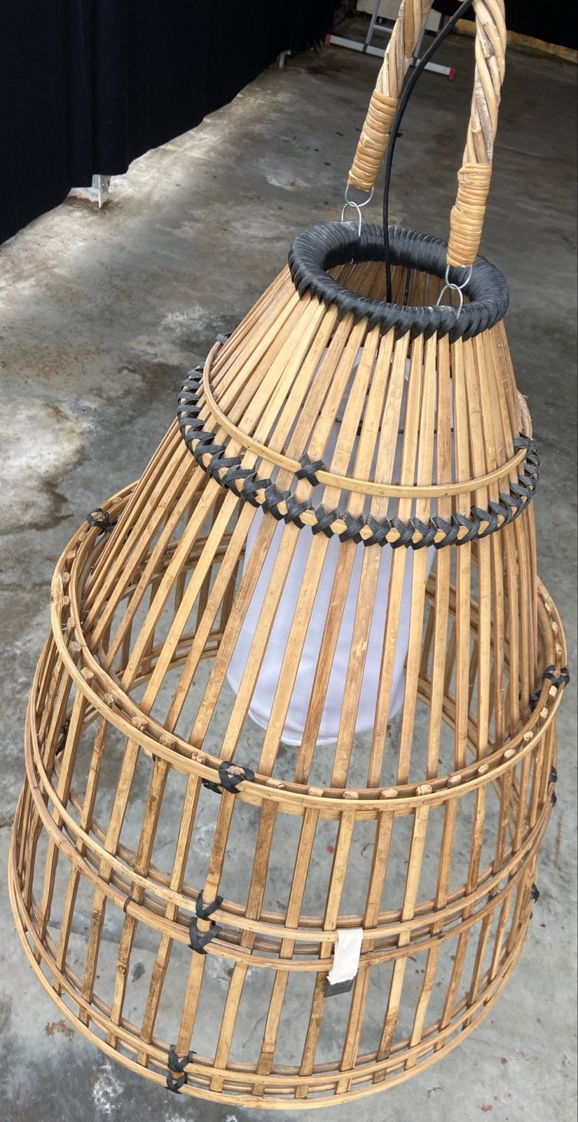 Riviera Maison Hanglamp Hout - Zo goed als nieuw, Ophalen, Zo goed als nieuw, Hout