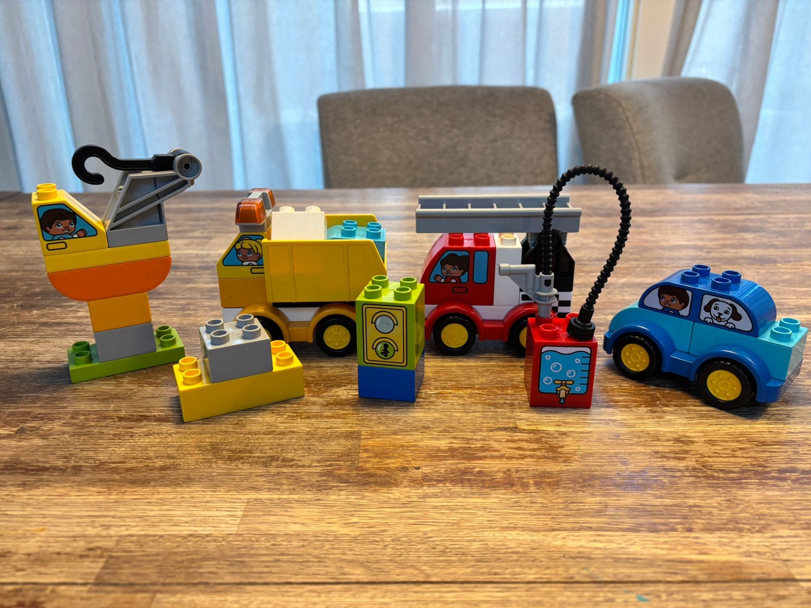 Lego Duplo - Mijn eerste wagens en trucks - 10816, Ophalen of Verzenden, Zo goed als nieuw, Duplo