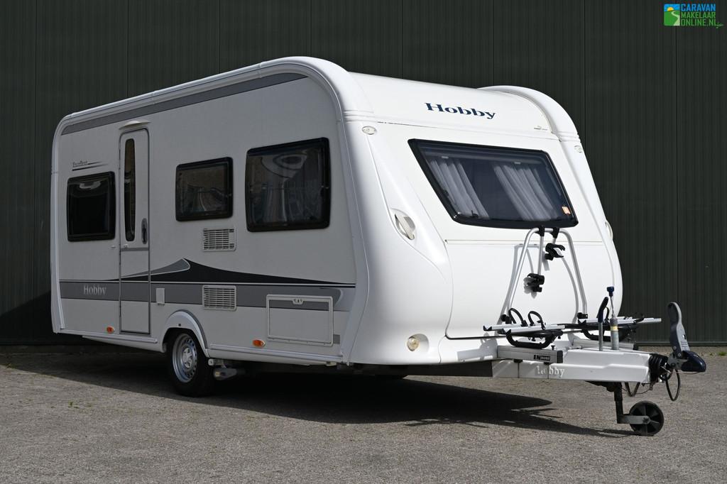 Hobby Excellent 455 UF, Caravans en Kamperen, Rondzit, Hobby, Bedrijf, Kachel
