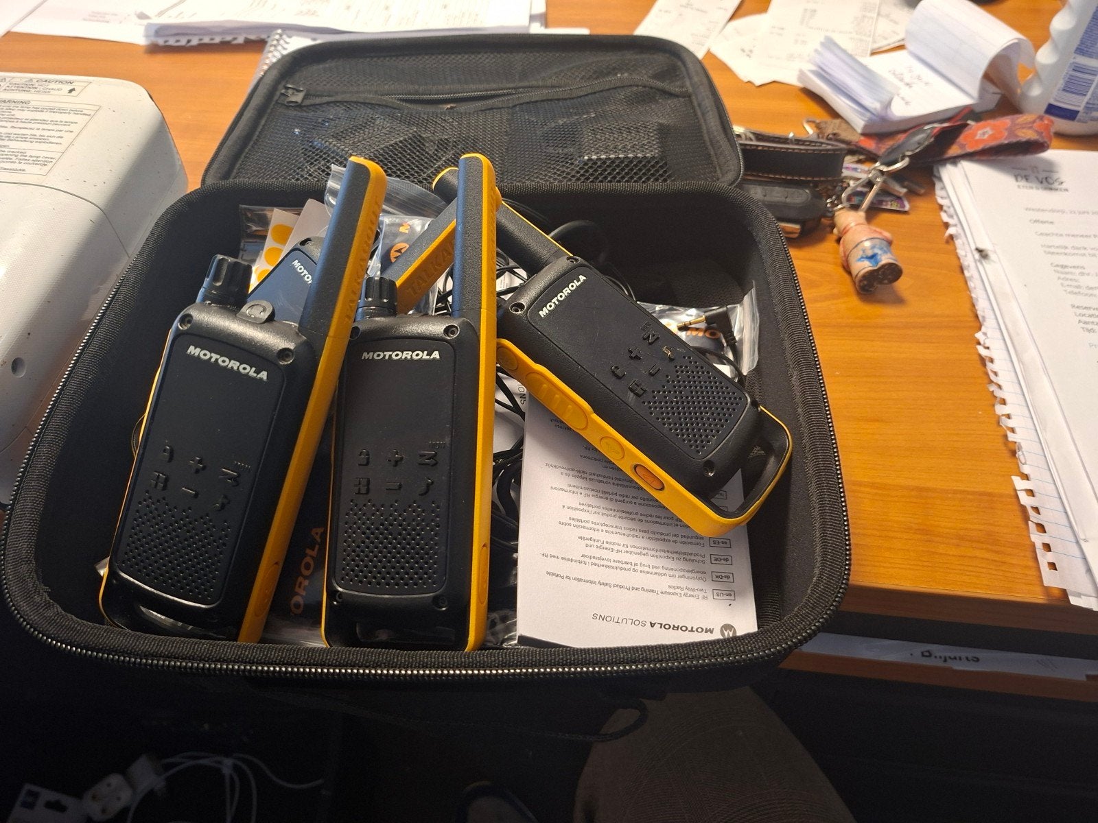 Motorola T82 Extreme portofoon set - Nieuwstaat, Telecommunicatie, Portofoons en Walkie-talkies, Ophalen of Verzenden