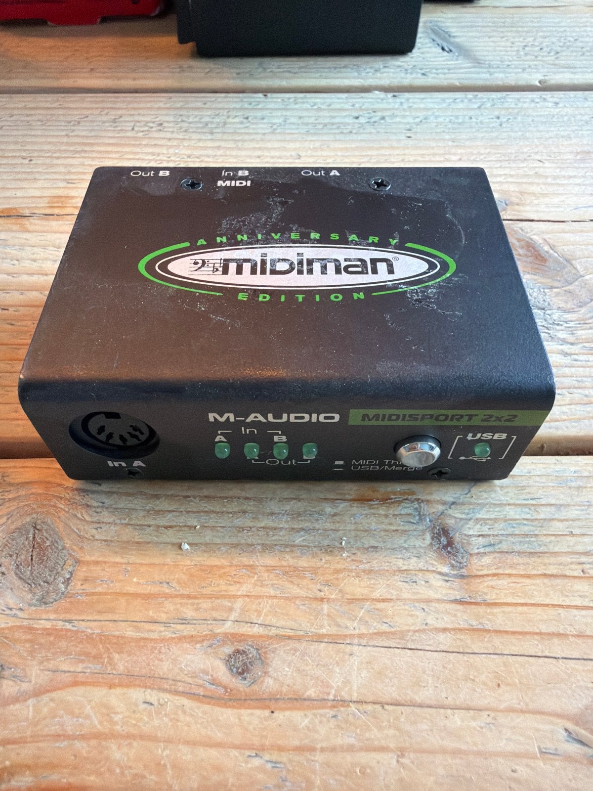 M-Audio Midisport 2x2 MIDI Interface - Midiman Edition, Ophalen of Verzenden, Gebruikt