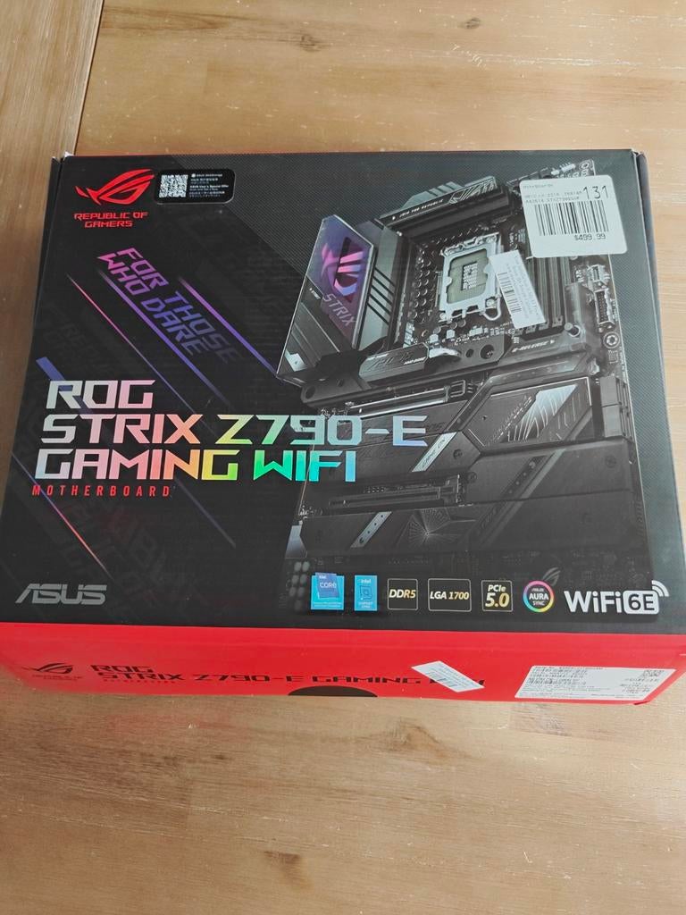 ASUS ROG STRIX Z790-E GAMING WIFI, Ophalen of Verzenden