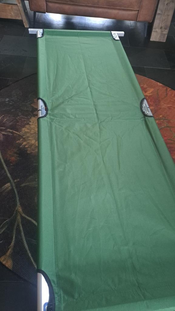 Opvouwbaar veldbed / stretchbed - Ideaal voor kamperen, Ophalen of Verzenden, Gebruikt, 1-persoons