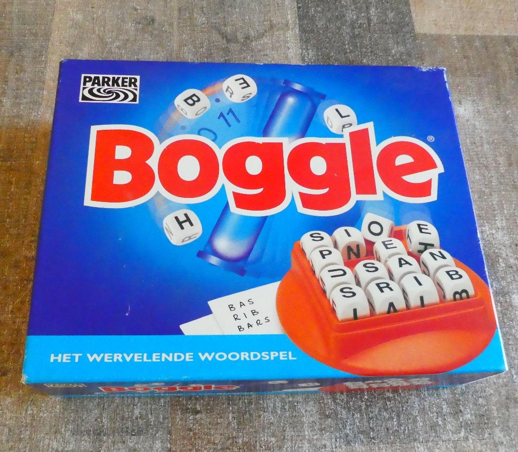 Boggle - Het 3 Minuten Parker vanaf 8 jaar., Een of twee spelers, Ophalen of Verzenden, Zo goed als nieuw, Parker