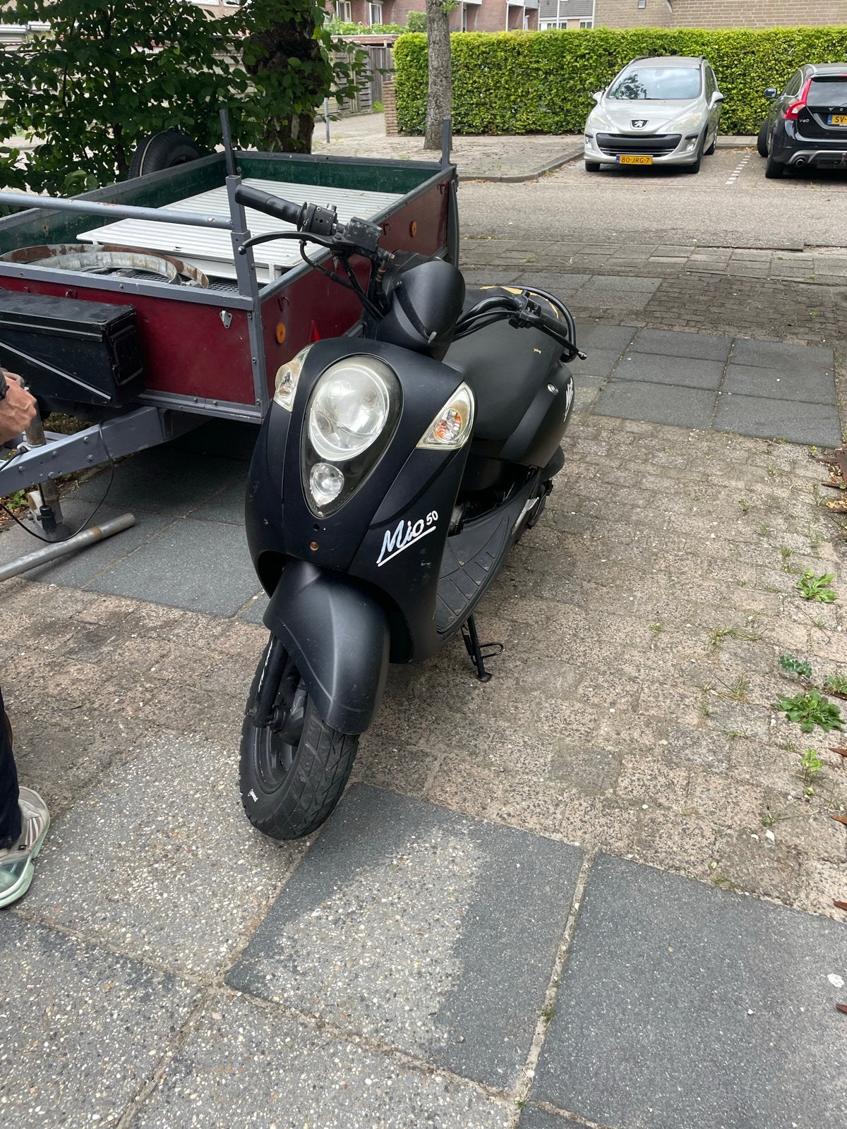 SYM Mio 50 scooter - defect, Fietsen en Brommers, Scooters | SYM, Gebruikt, Maximaal 45 km/u, Benzine, Ophalen