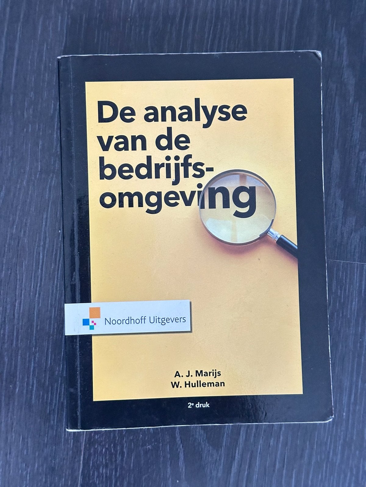 A.J. Marijs - Analyse van de bedrijfsomgeving, A.J. Marijs; W. Hulleman, Ophalen of Verzenden, Management, Zo goed als nieuw