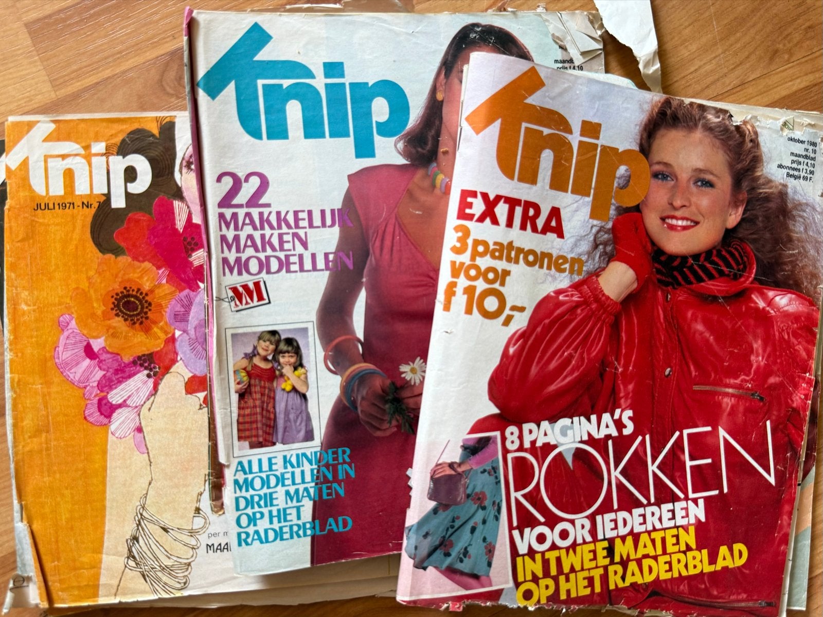 Knipmode tijdschriften uit de jaren '70 - Vintage patronen, Boeken, Ophalen, Gelezen, Damesbladen