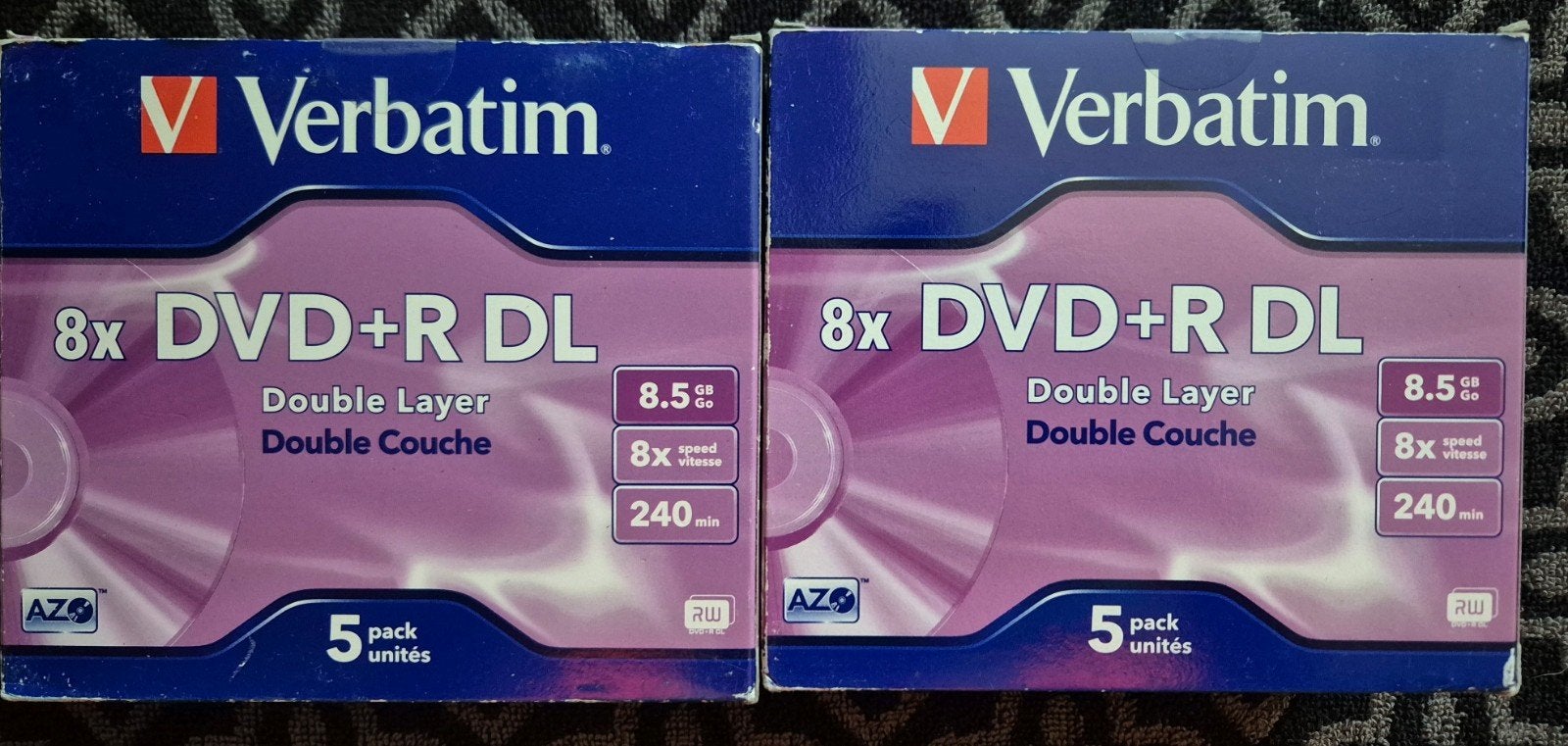 Verbatim DVD+R DL 8x Double Layer 2x 5-pack, Nieuw, Ophalen of Verzenden, Dvd, Dubbellaags