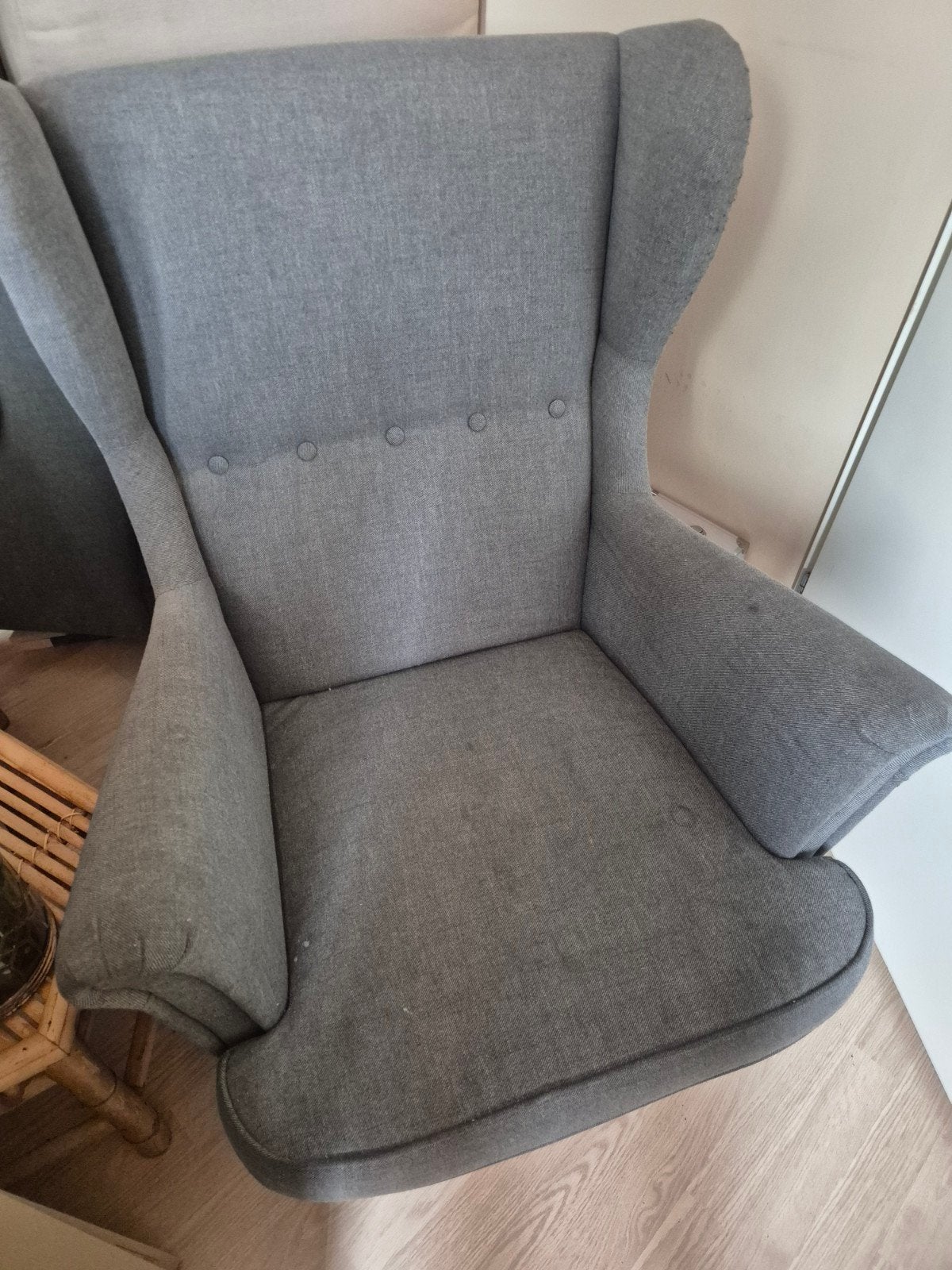 Ikea strandmon grijs, Huis en Inrichting, Ophalen, Gebruikt, 75 tot 100 cm