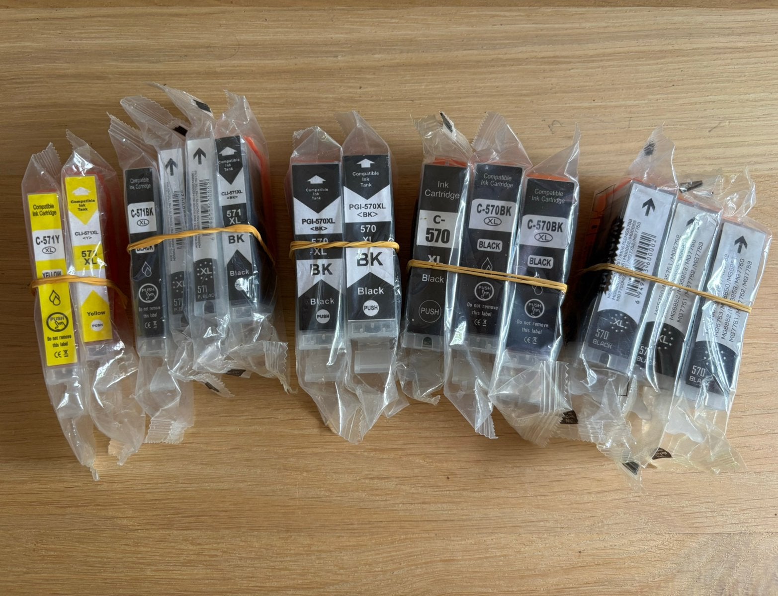 Partij PGI-570 en CLI-571 Canon inkt cartridges, Ophalen of Verzenden, Nieuw, Cartridge