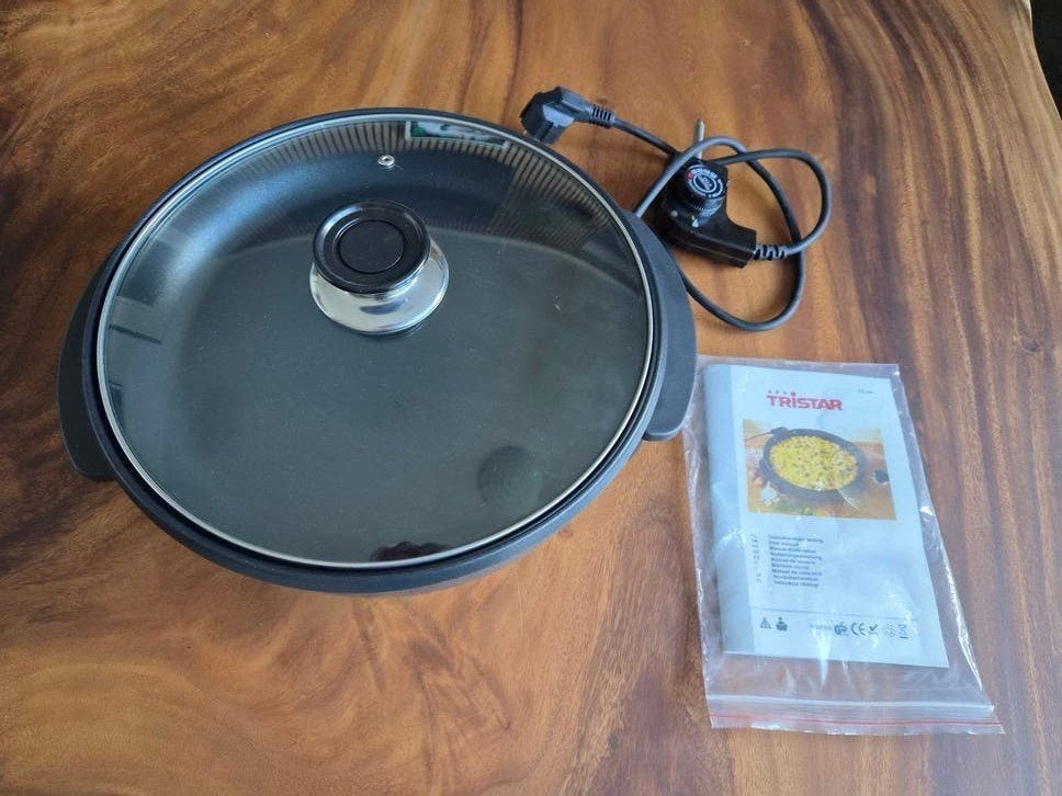 electrische hapjespan / partypan NIEUW, Ophalen of Verzenden, Nieuw, Overige materialen