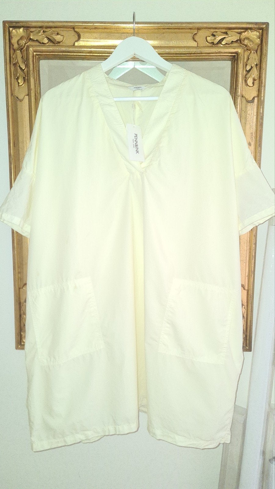 nieuw tuniek 36 S Vanilla Penn&Ink N.Y. zachtgeel katoen, Kleding | Dames, Penn & Ink, Geel, Nieuw, Ophalen of Verzenden