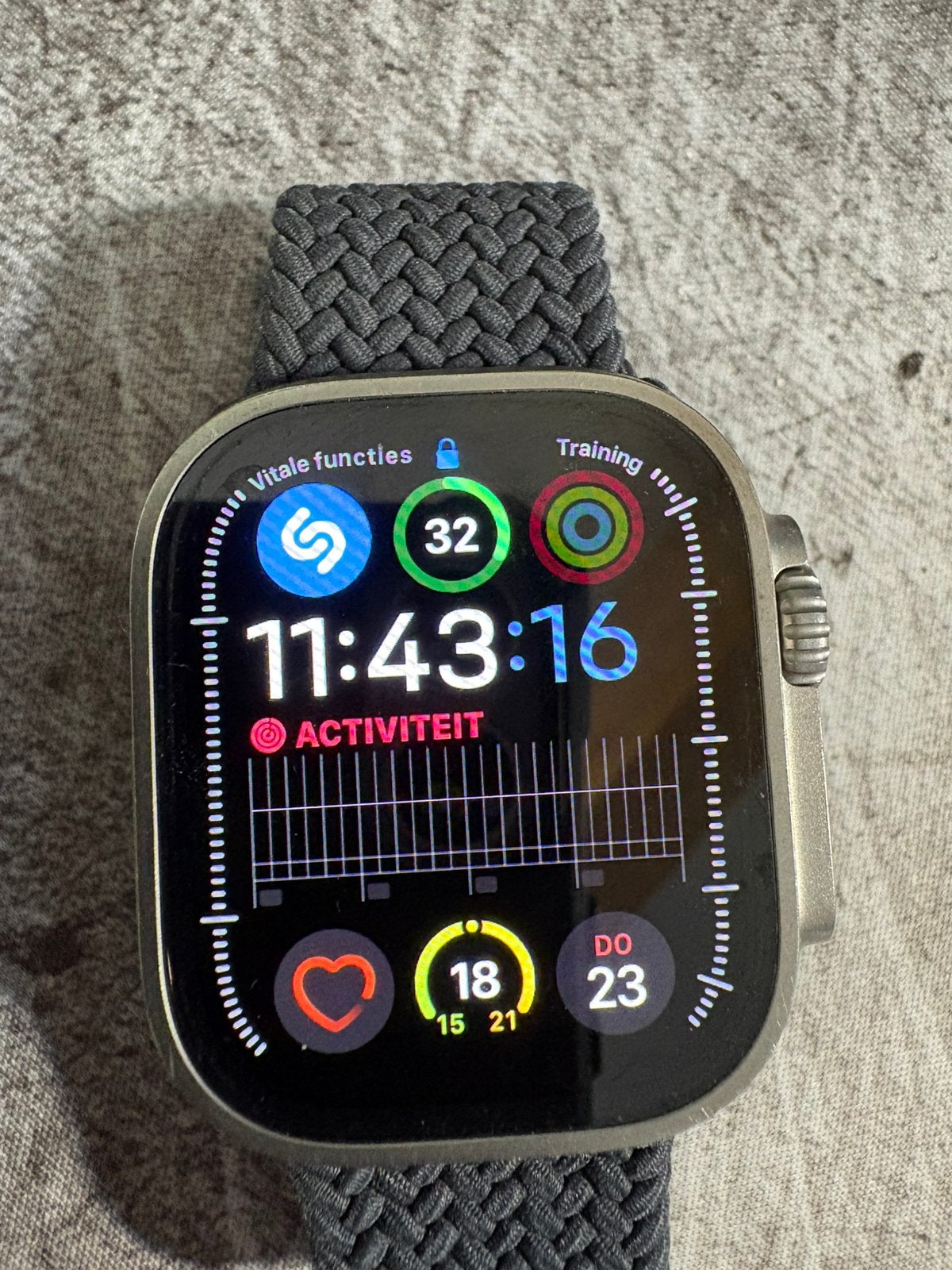 Apple watch Ultra, Ophalen of Verzenden, Zo goed als nieuw, IOS