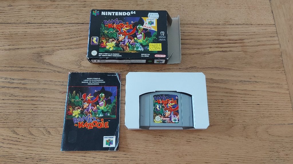 Banjo Kazooie N64					€ 70, Spelcomputers en Games, Games | Nintendo 64, Avontuur en Actie, Verzenden, 1 speler, Zo goed als nieuw