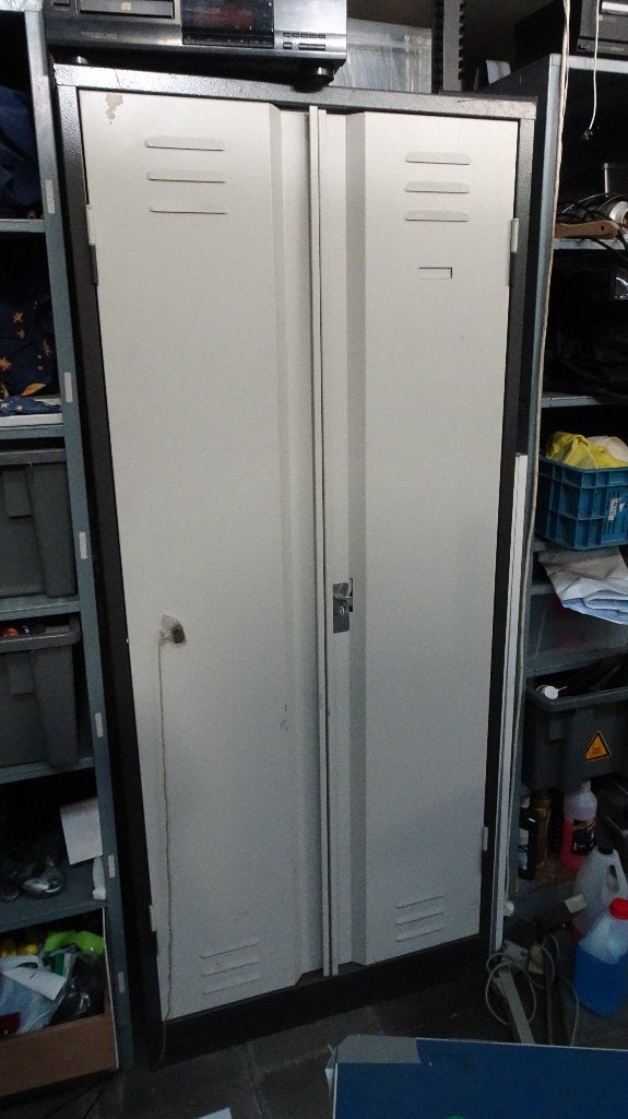 kast metaal, Huis en Inrichting, Ophalen, 50 tot 100 cm, Zo goed als nieuw, Metaal