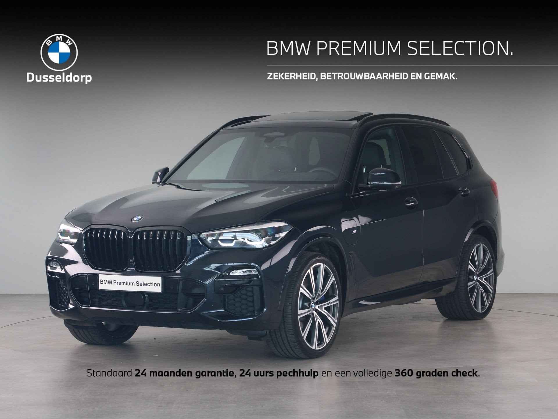 BMW X5 xDrive45e High Executive SoH 87% (bj 2021, automaat), Auto's, Dealer onderhouden, Gebruikt, 394 pk, Met garantie (alle)