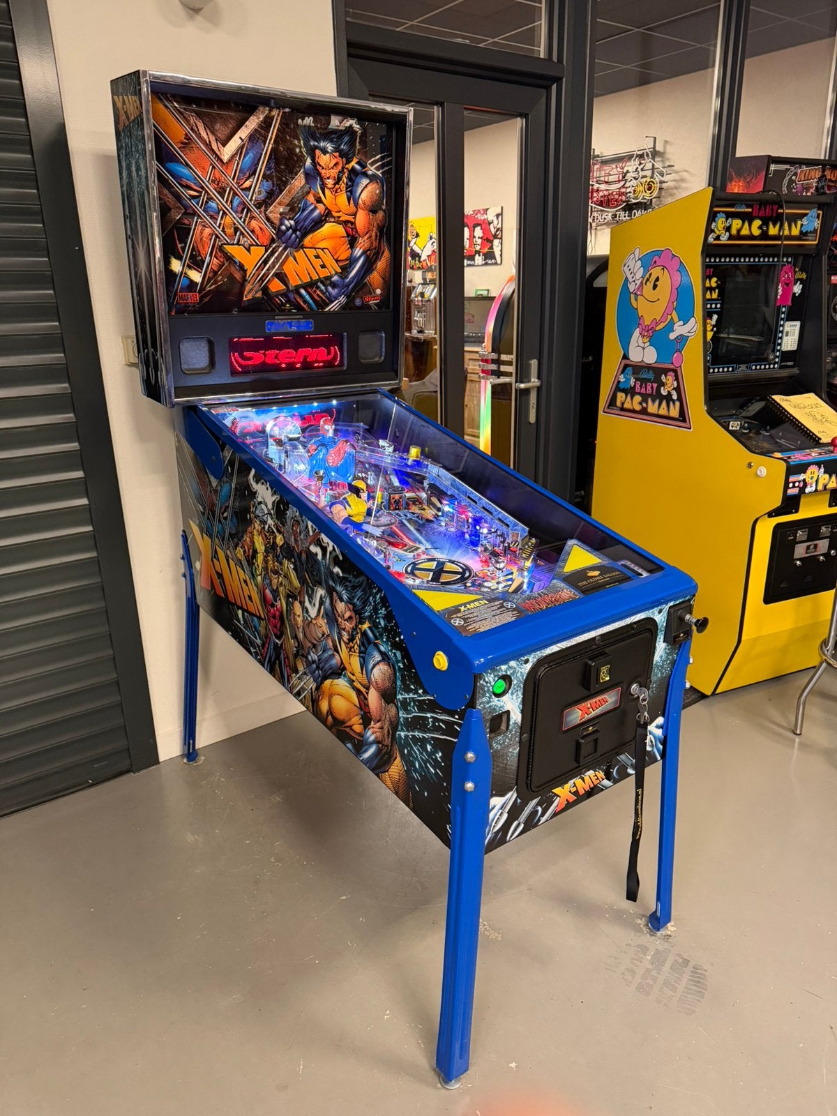 Prachtige flipperkast Stern X-Men Wolverine Limited Edition, Ophalen, Stern, Zo goed als nieuw, Dot-matrix