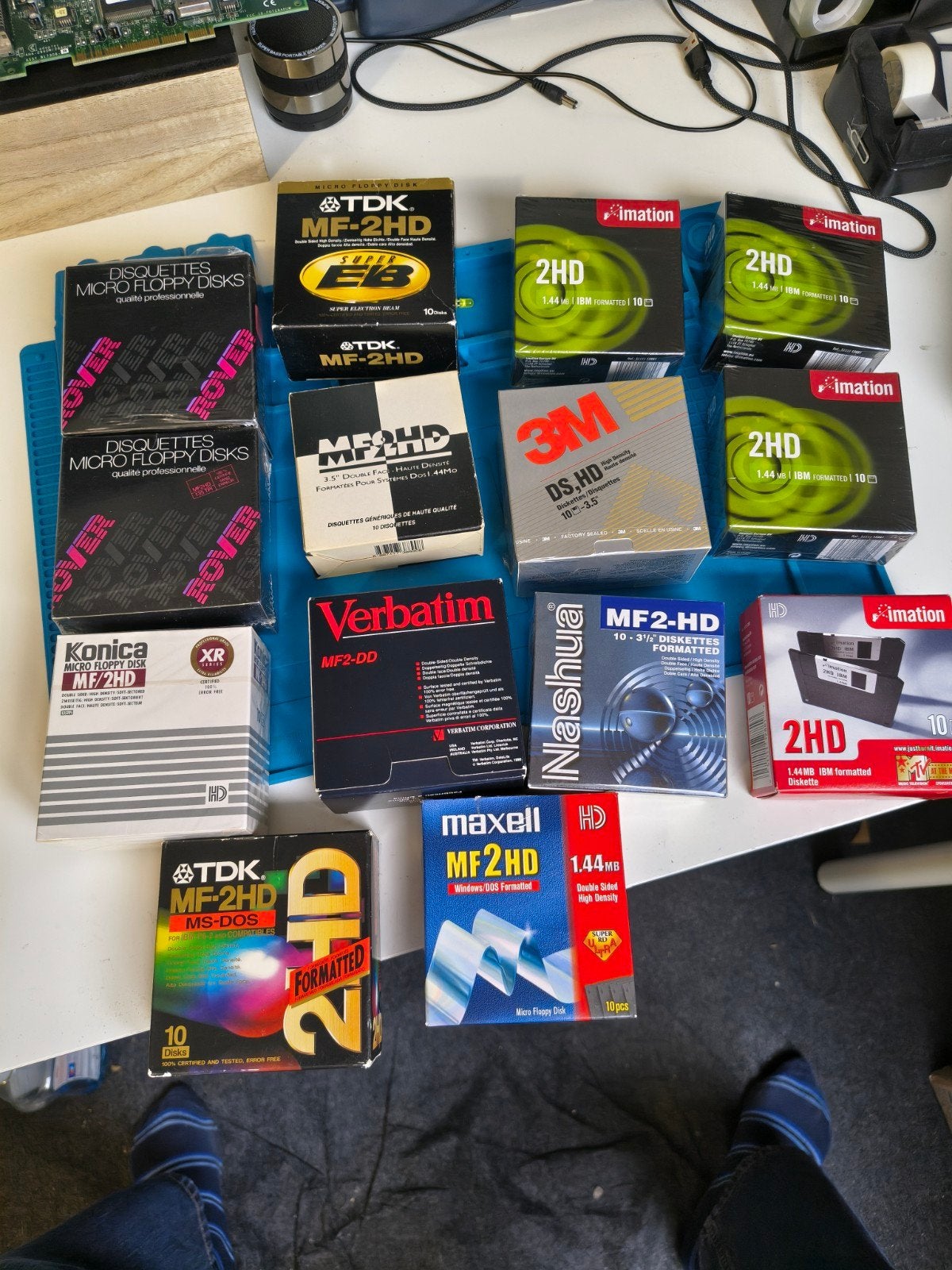 Diskettes 3.5" DS,HD nieuw in doosje, Ophalen of Verzenden, IBM