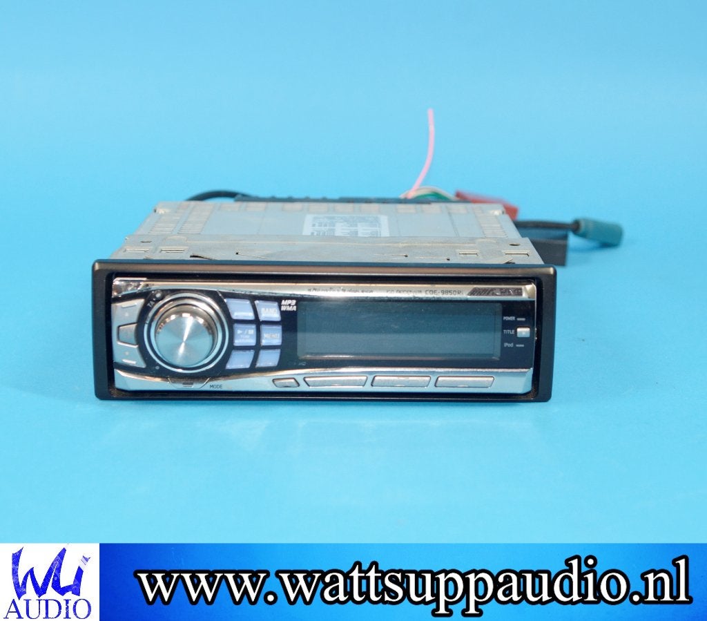 Alpine CDE-9850RI Headunit 1-din Autoradio, Gebruikt, ., Ophalen of Verzenden, .