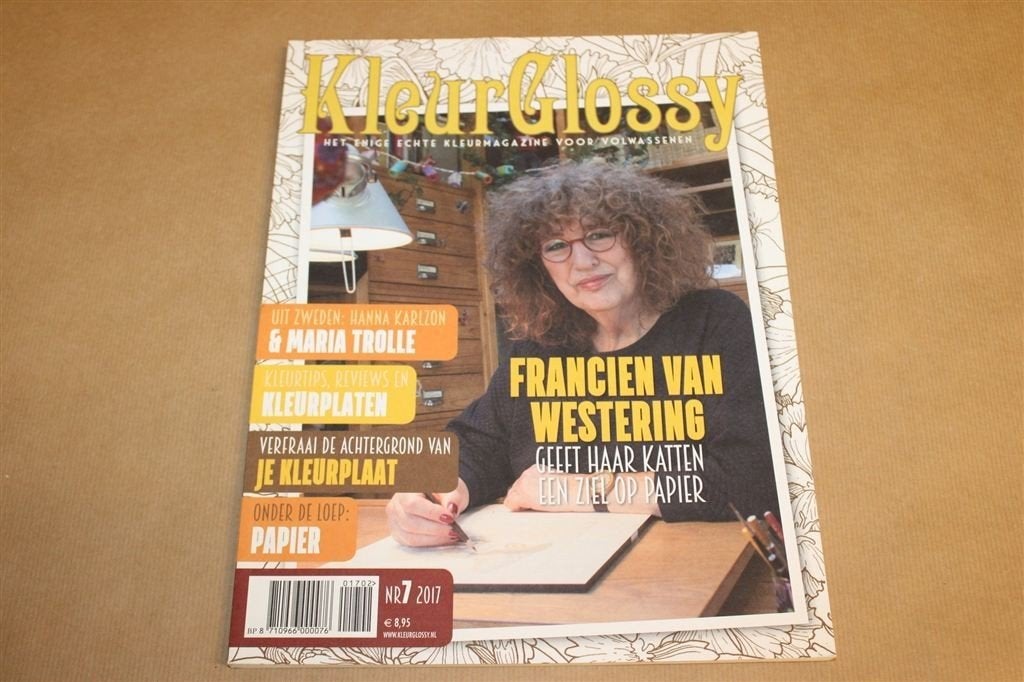 KleurGlossy 7 — Francien van Westering Kleurplaten, Boeken, Ophalen of Verzenden, Zo goed als nieuw, Overige onderwerpen