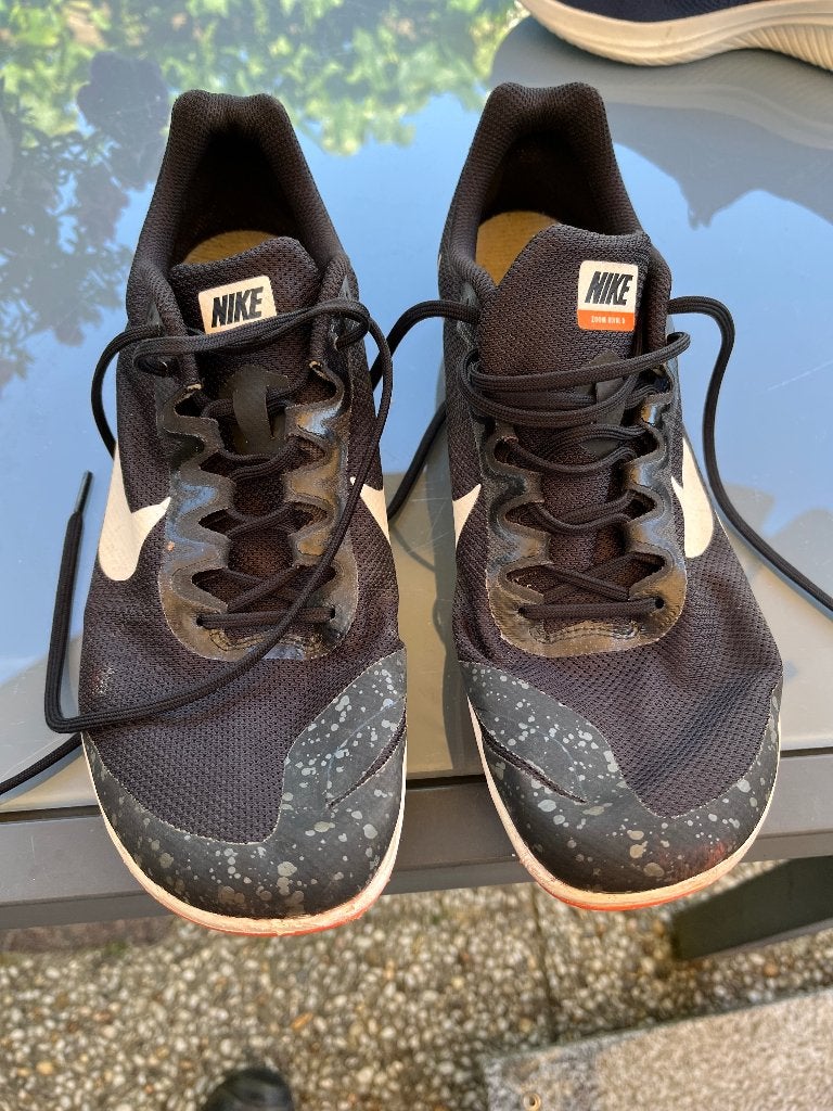 Spikes hardloopschoenen, Ophalen, Gebruikt
