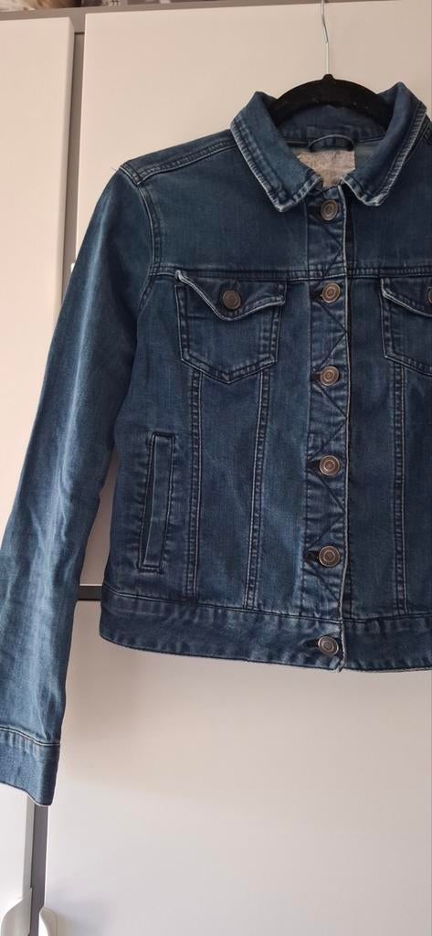 Stoere spijkerjas - Tijdloze denim look, Maat 38/40 (M), Blauw, Ophalen of Verzenden, Onbekend