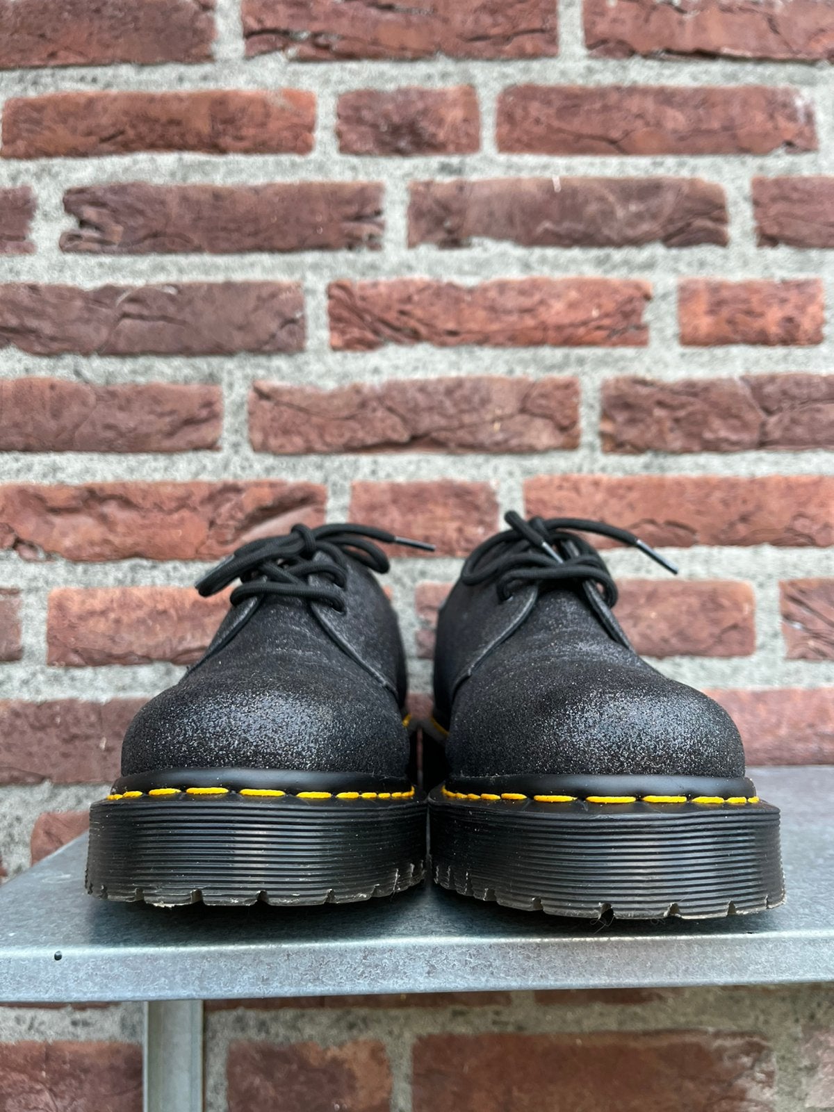 Dr. Martens 1461 Glitter commando maat 41, Dr. Martens, Docs, Zwart, Docs
