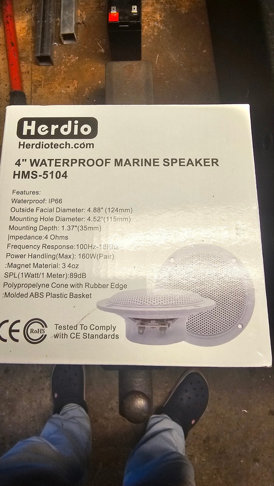 Waterdichte speakerset incl Bluetooth ontvanger/versterker, Speakerset, AUX-ingang, Nieuw, Ophalen of Verzenden